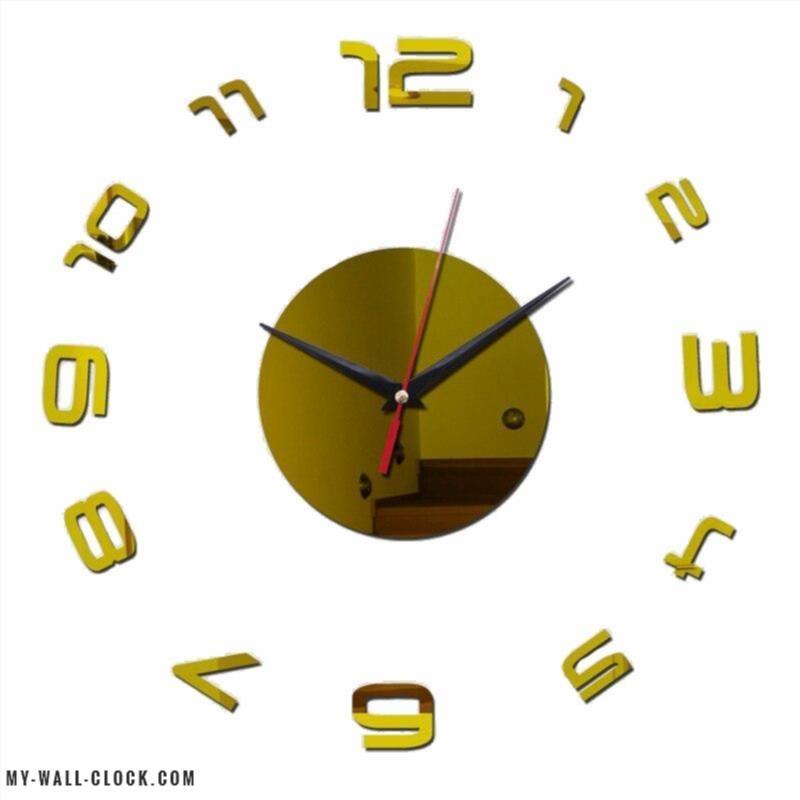 Clock Stickers Circular Mirror My Wall Clock