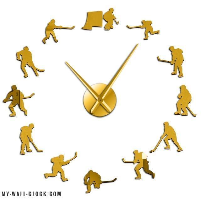 Clock Stickers Hockey My Wall Clock