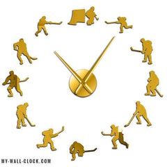 Clock Stickers Hockey My Wall Clock