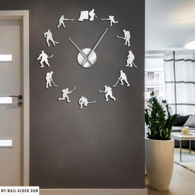 Clock Stickers Hockey My Wall Clock