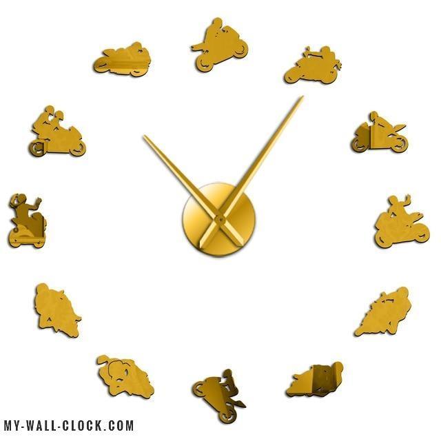 Clock Stickers Motorbike Grand prix My Wall Clock
