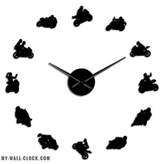 Clock Stickers Motorbike Grand prix My Wall Clock