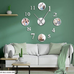 Clock stickers Photo circles My Wall Clock