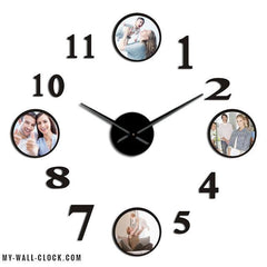 Clock stickers Photo circles My Wall Clock