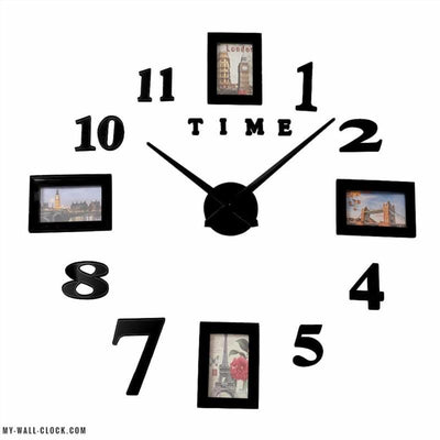 Clock stickers Photo frames My Wall Clock