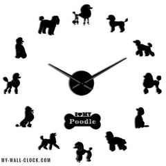 Clock Stickers Poodle My Wall Clock