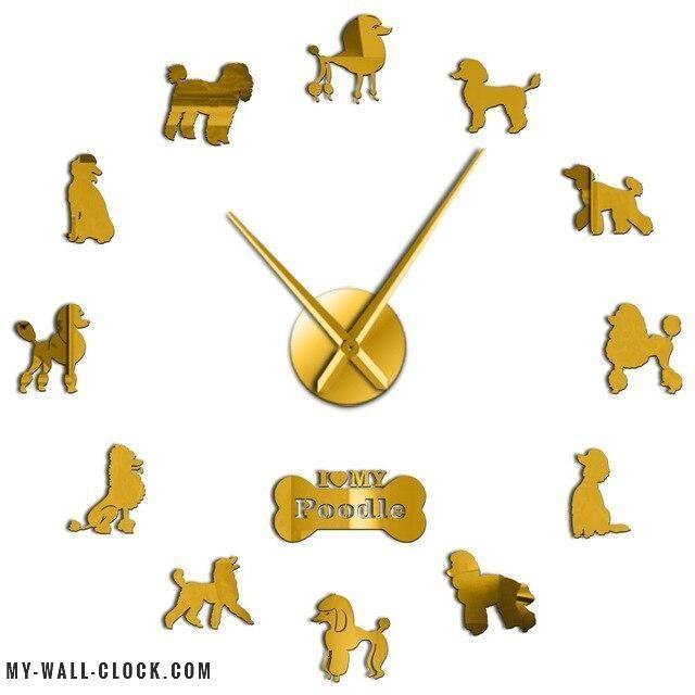 Clock Stickers Poodle My Wall Clock