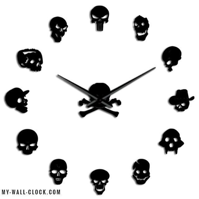 Clock Stickers Skulls My Wall Clock