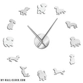 Clock Stickers Small Dogs My Wall Clock