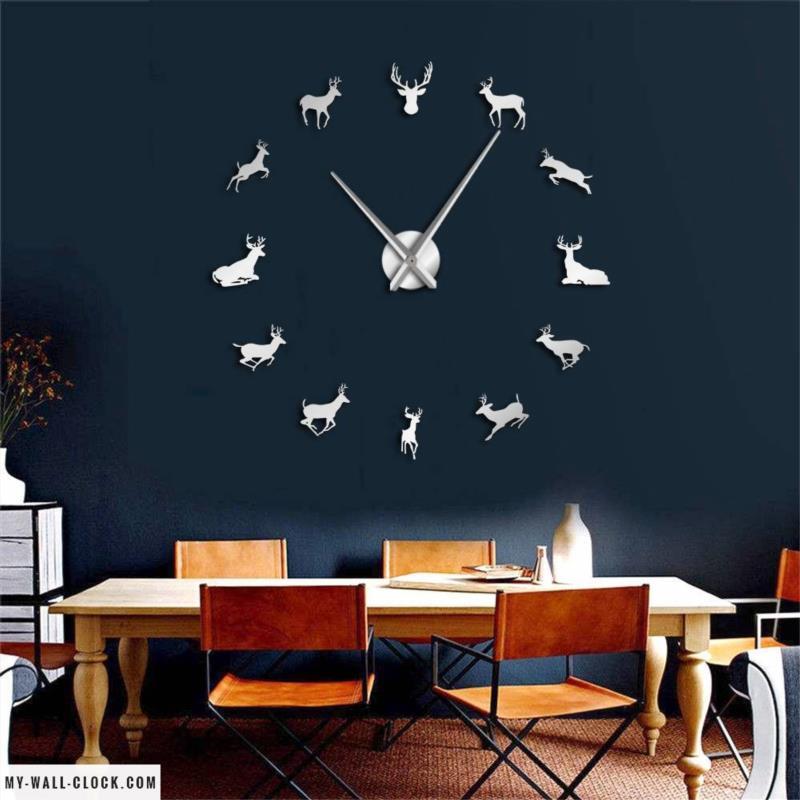 Clock Stickers Wild deer My Wall Clock