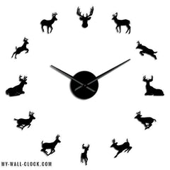 Clock Stickers Wild deer My Wall Clock