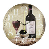 Coffee and Red Wine Decorative Clock My Wall Clock