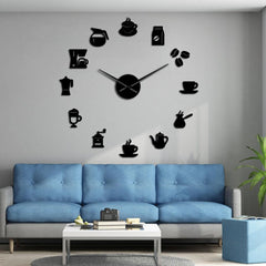 Coffee Giant Wall Clock My Wall Clock