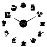 Coffee Giant Wall Clock My Wall Clock