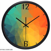 Design Clock Cascade Coloured My Wall Clock