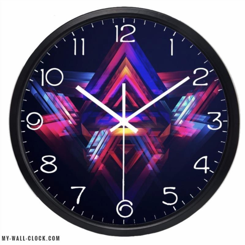 Design Clock Electro Effect My Wall Clock