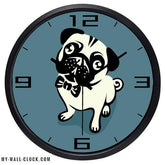Design Clock Gentleman Dog My Wall Clock