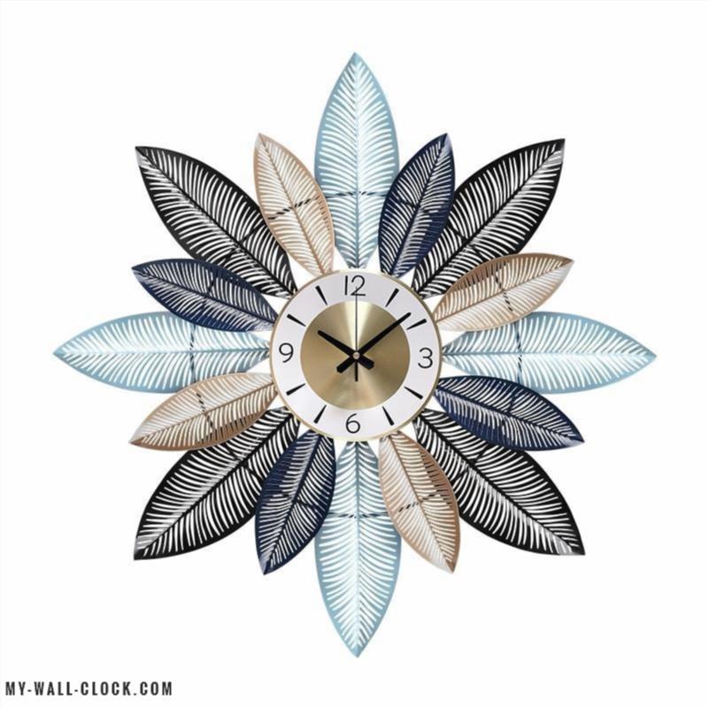 Design Clock Giant Leaves My Wall Clock