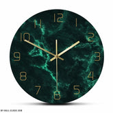 Green Marble Wall Clock My Wall Clock
