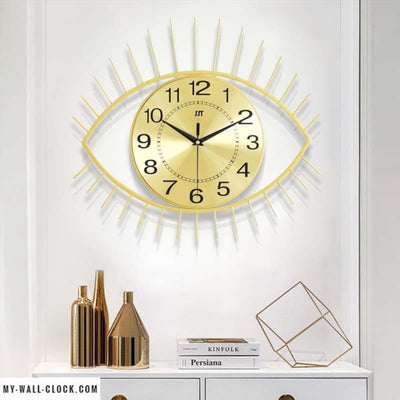 Design Clock Metal Eye My Wall Clock