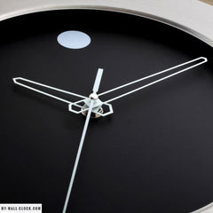 Design Clock Polished Metal My Wall Clock