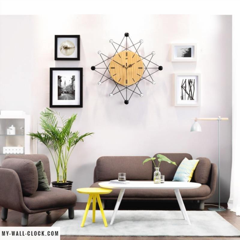 Design Clock Star Shape My Wall Clock