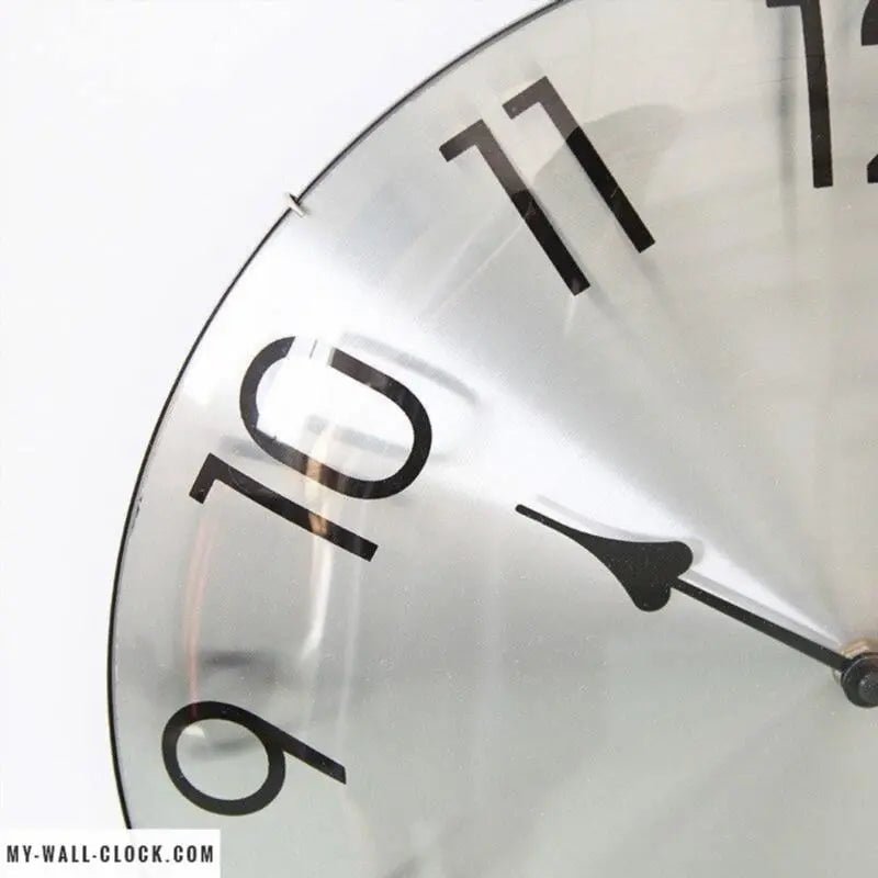 Design Clock Tempered Glass My Wall Clock