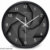 Design Clock Vortex Black My Wall Clock