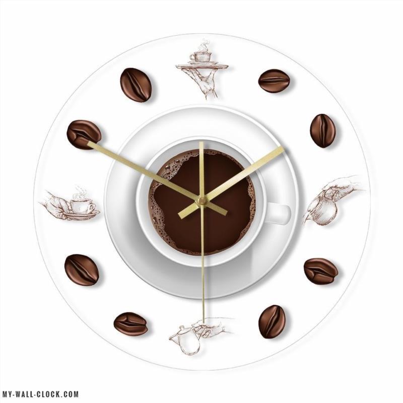 Expresso LED Clock My Wall Clock