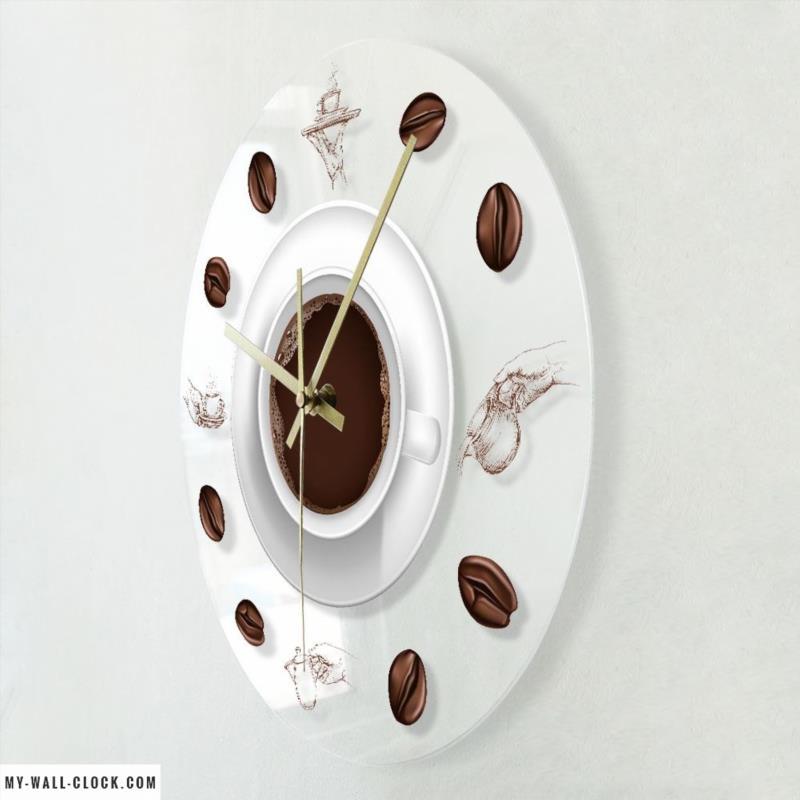 Expresso LED Clock My Wall Clock