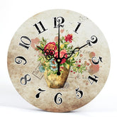 Flower Pot Clock My Wall Clock