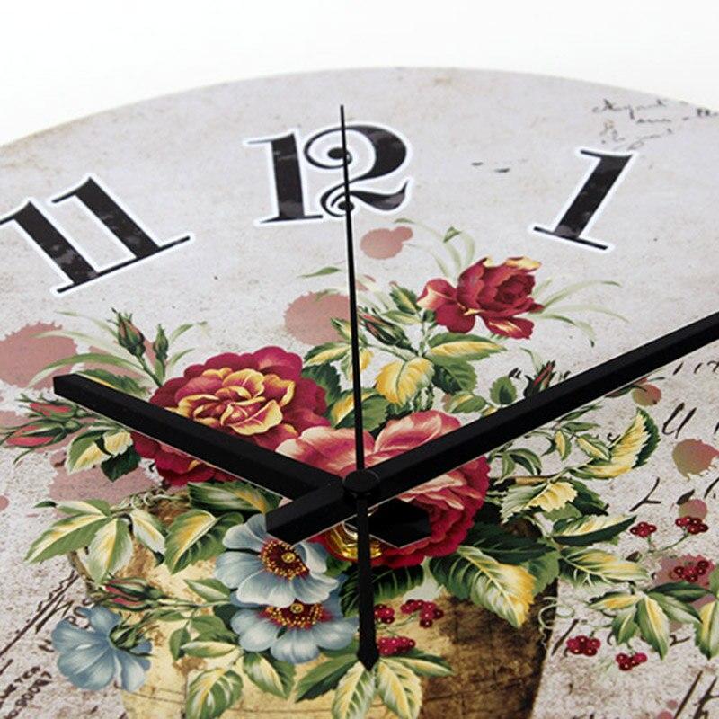 Flower Pot Clock My Wall Clock