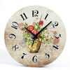 Flower Pot Clock My Wall Clock