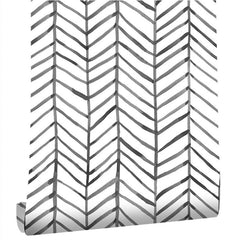 Geometric Scandinavian Wallpaper - Lohja My Wall Clock