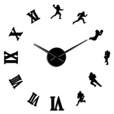 Giant American Football Wall Clock My Wall Clock