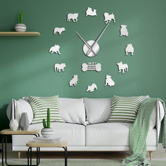 Giant Bulldog English Wall Clock My Wall Clock