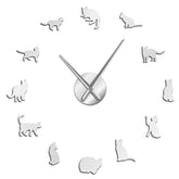 Giant Cat Wall Clock My Wall Clock