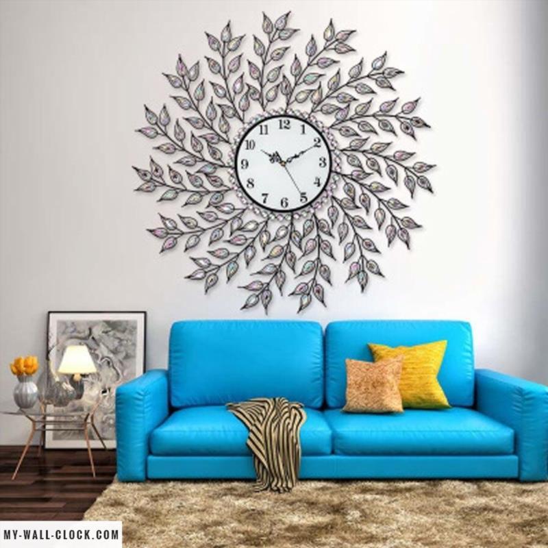 Giant Clock Diamond Leaves My Wall Clock