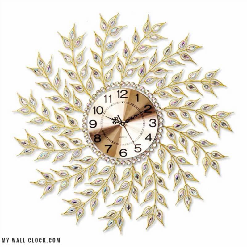 Giant Clock Diamond Leaves My Wall Clock