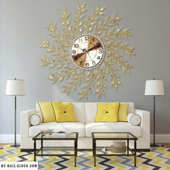 Giant Clock Diamond Leaves My Wall Clock