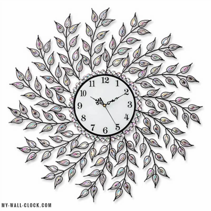 Giant Clock Diamond Leaves My Wall Clock