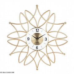 Giant Clock Golden Flake My Wall Clock