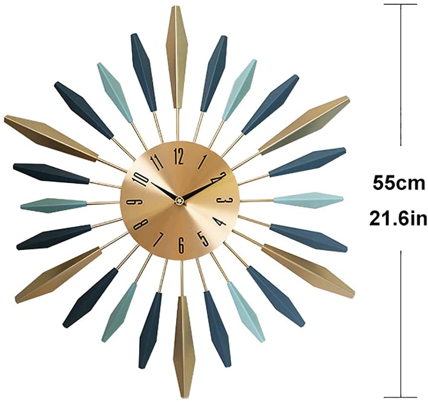 Giant Clock Metal Feathers My Wall Clock