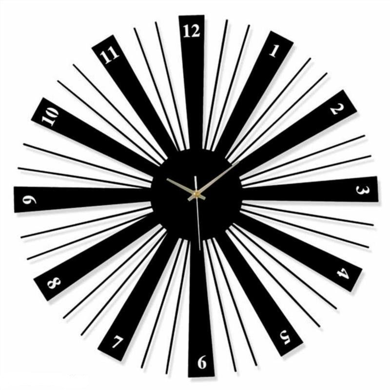 Giant Clock Modern Metal My Wall Clock