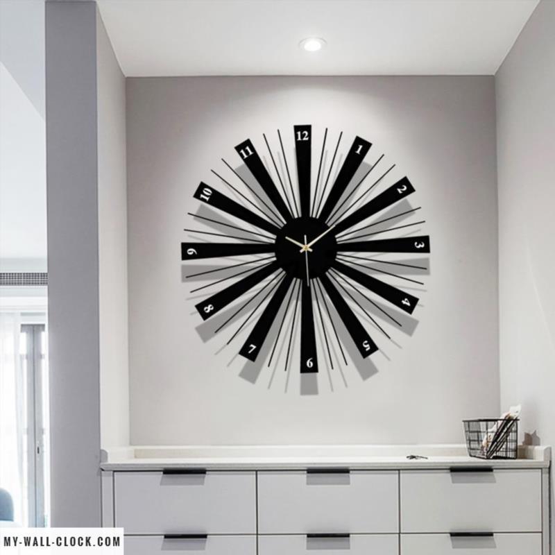 Giant Clock Modern Metal My Wall Clock