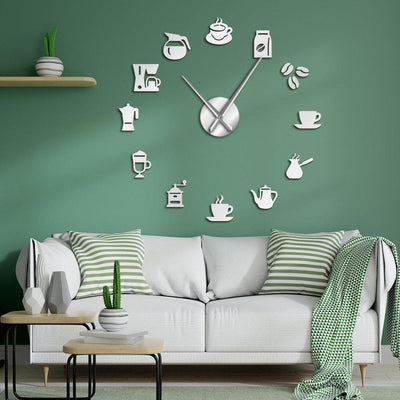 Giant Coffee Cup Wall Clock My Wall Clock