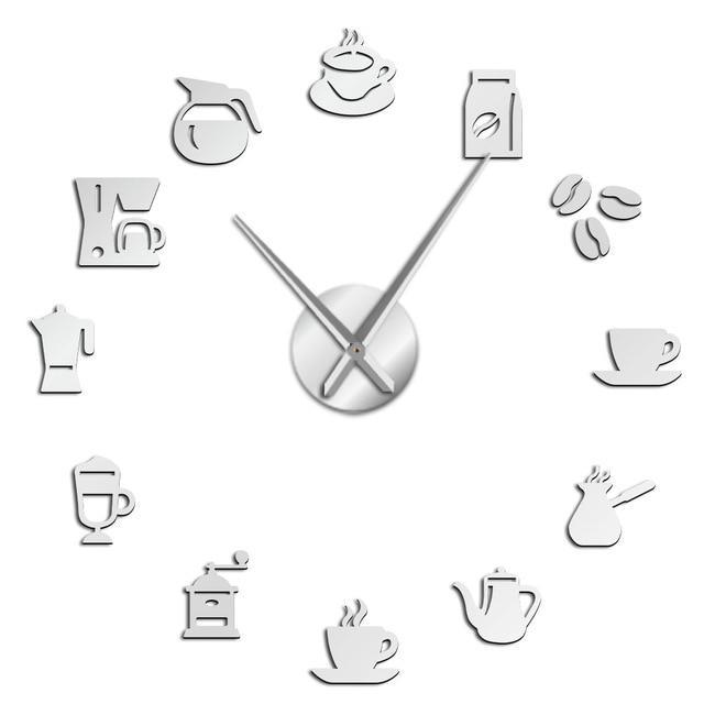 Giant Coffee Cup Wall Clock My Wall Clock