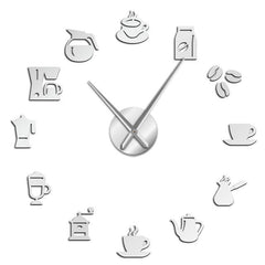 Giant Coffee Cup Wall Clock My Wall Clock