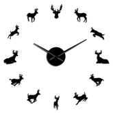 Giant Deer Wall Clock My Wall Clock