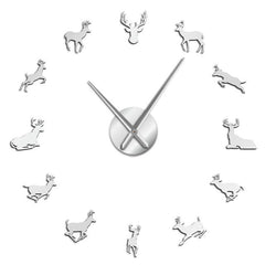 Giant Deer Wall Clock My Wall Clock